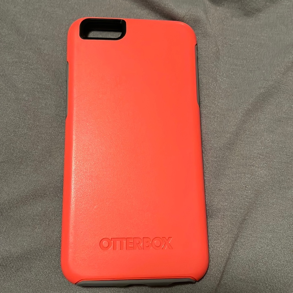 Otterbox Symmetry iPhone 11 Case - coral and gray